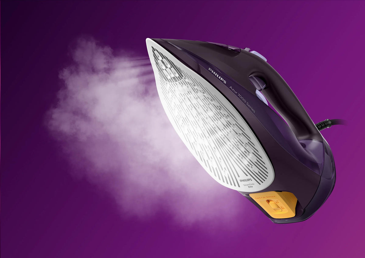 Philips 7000 series DST7051/30 Fer à Vapeur, Semelle SteamGlide Elite, 2800 W, Violet