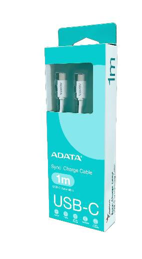 ADATA CACC-100PN-WH câble USB USB 2.0 1 m USB C 100 W Blanc