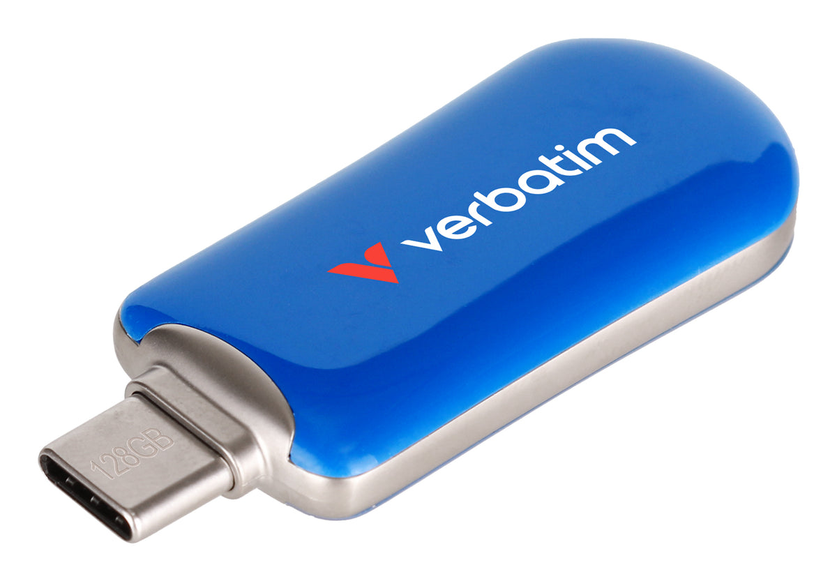 Verbatim 30233 lecteur USB flash 128 Go USB Type-C 3.2 Gen 1 (3.1 Gen 1) Bleu