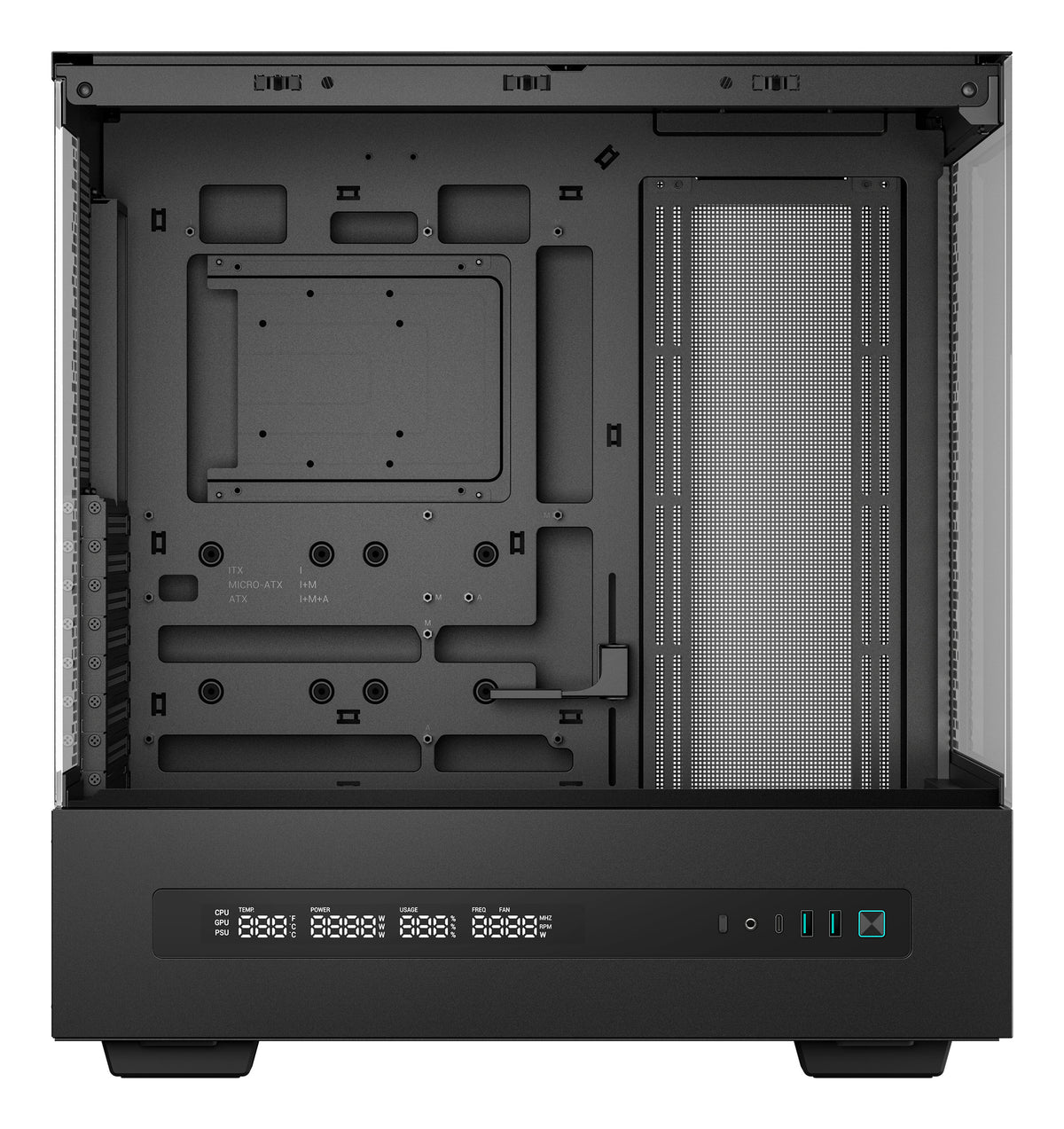 DeepCool CH690 Digital Boîtier PC Tour ATX Noir sans Alimentation