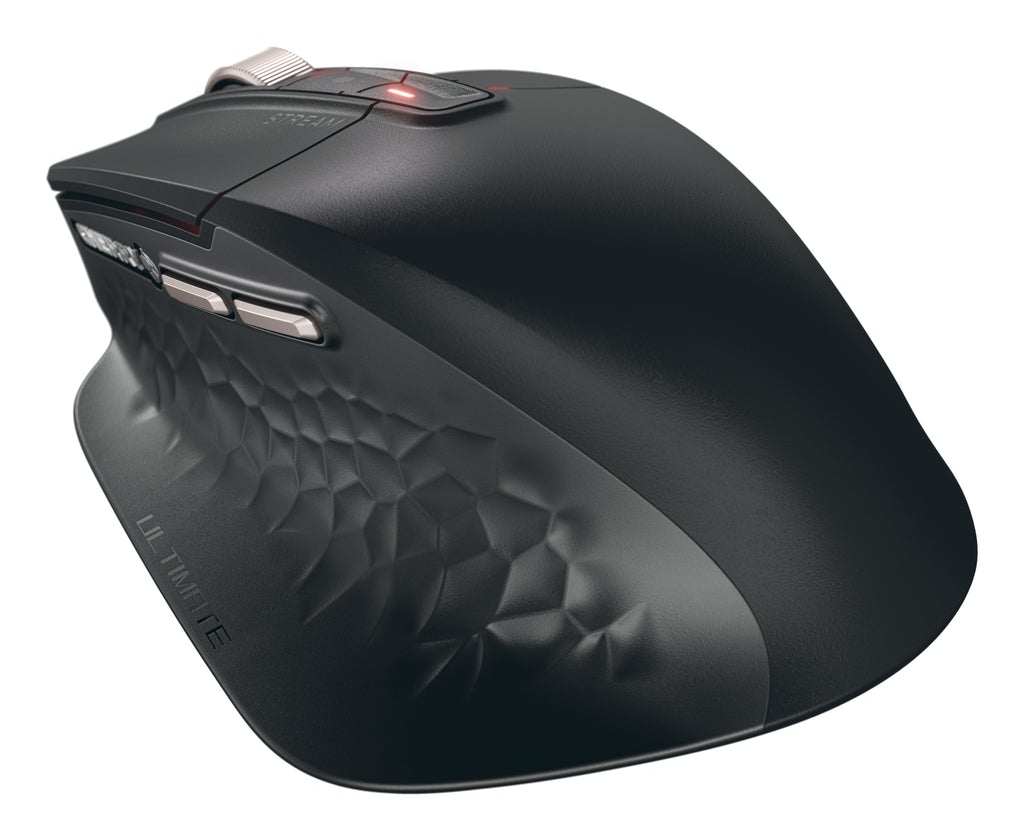 CHERRY Stream Desktop Ultimate Ensemble Clavier et Souris, USB, RF Wireless et Bluetooth, AZERTY, Noir
