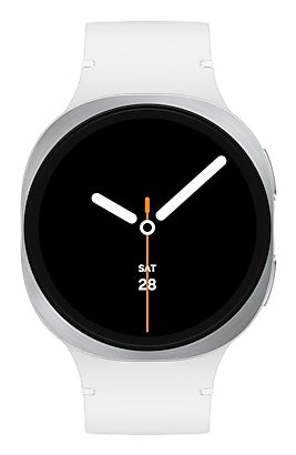 Samsung Samsung Galaxy Watch 8 3,81 cm (1.5") AMOLED 44 mm Numérique 480 x 480 pixels Écran tactile Argent Wifi GPS (satellite)