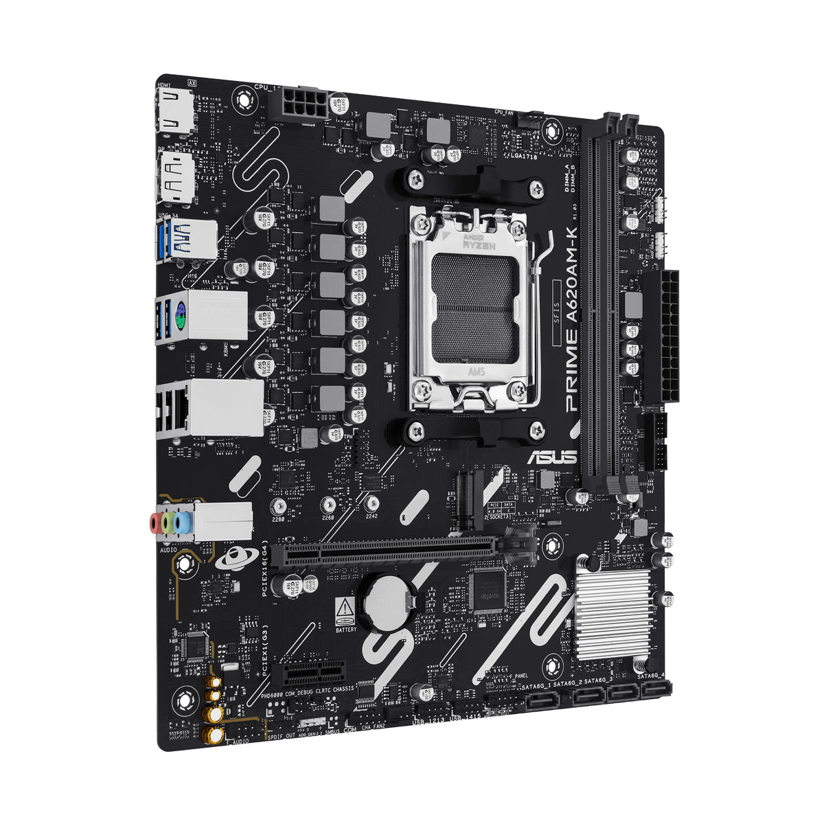 ASUS PRIME A620AM-K Carte Mère AMD A620A Socket AM5 micro ATX
