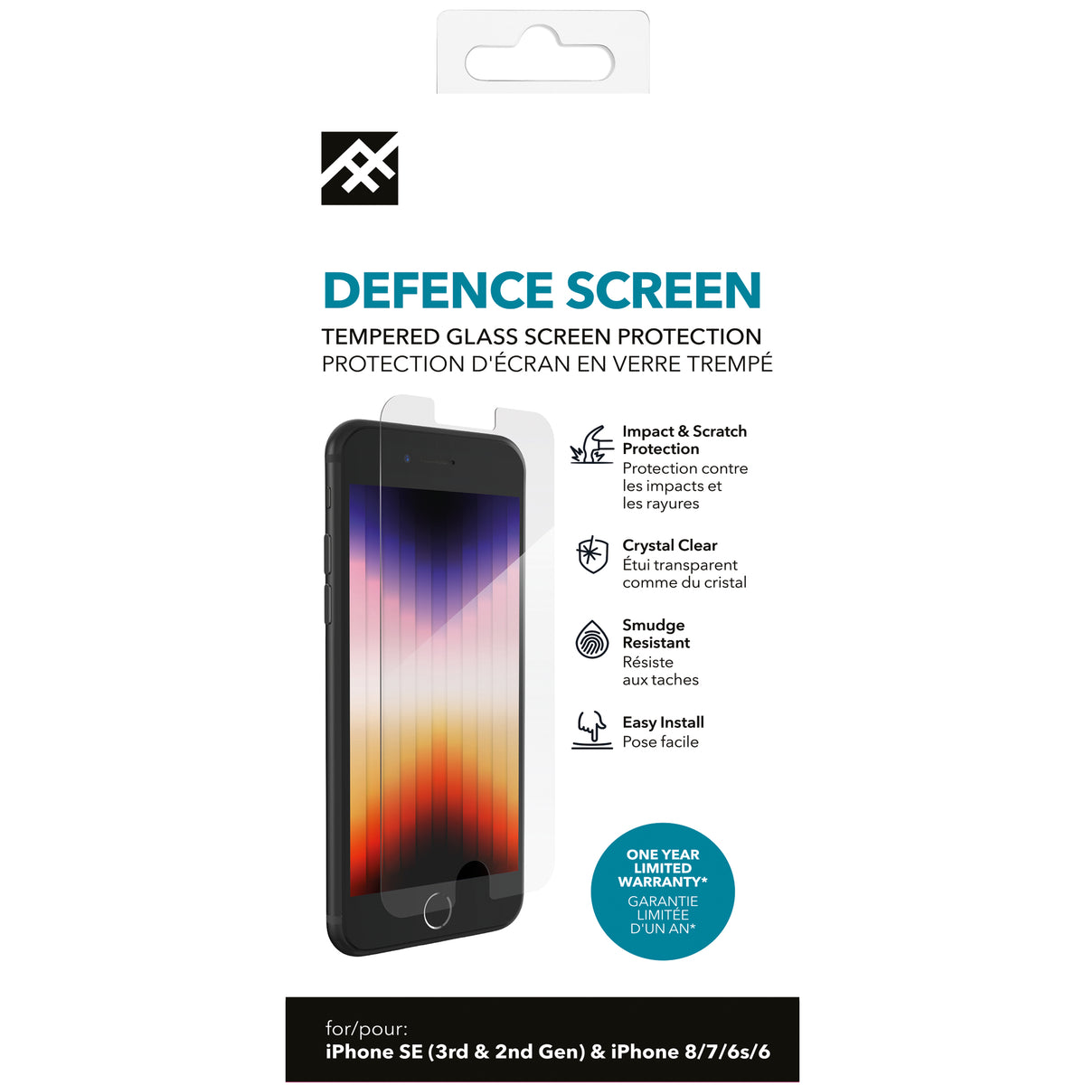 IFROGZ Defence Protection d'écran transparent Apple 1 pièce(s)