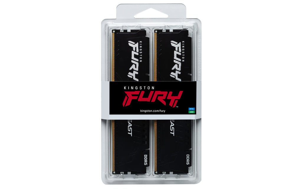 Kingston Technology FURY Beast 32 Go 6800 MT/s DDR5 CL34 DIMM (Kits de 2) Black EXPO