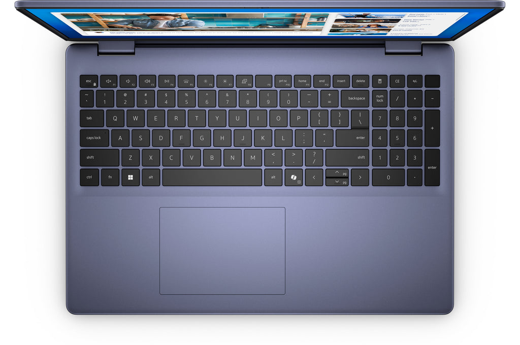DELL DELL DC16251 Intel Core 7 150U Ordinateur portable 40,6 cm (16") Full HD+ 16 Go DDR5-SDRAM 512 Go SSD Wi-Fi 6E (802.11ax) Ubuntu Linux Bleu