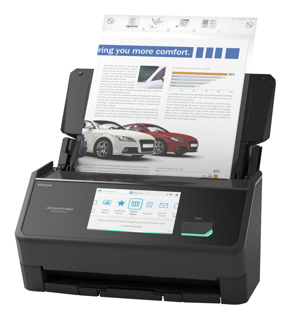 Ricoh ScanSnap IX2500 Scanner ADF 600 x 600 DPI A4 Noir