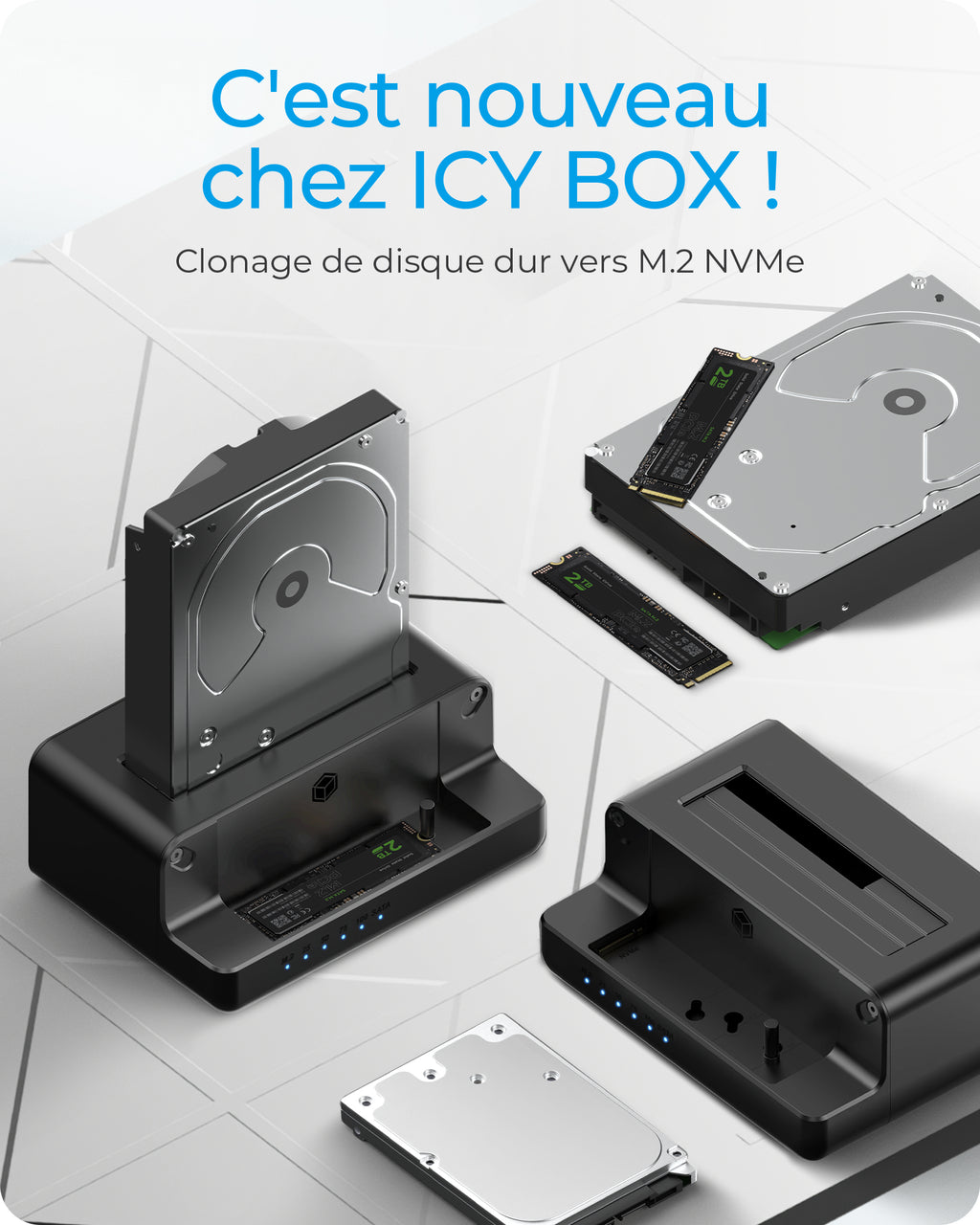 ICY BOX IB-2914MSCL-C31 USB 3.2 Gen 2 (3.1 Gen 2) Type-C Noir