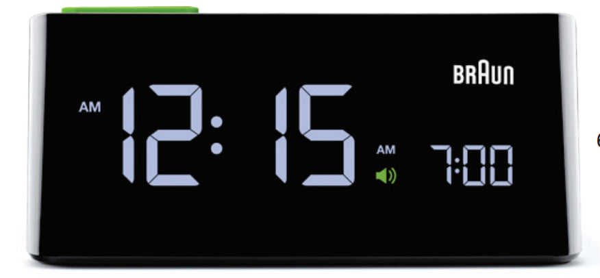 Braun BNC016 Réveil numérique Noir