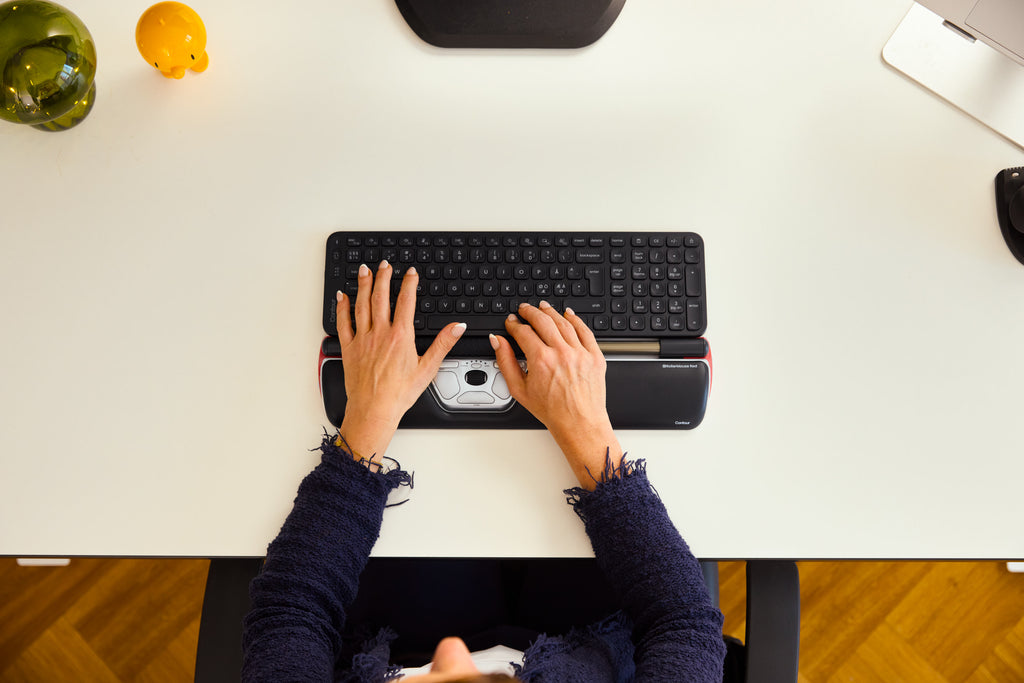 Contour Design Balance Clavier Bureau Sans Fil RF et Bluetooth QWERTY Nordique Noir