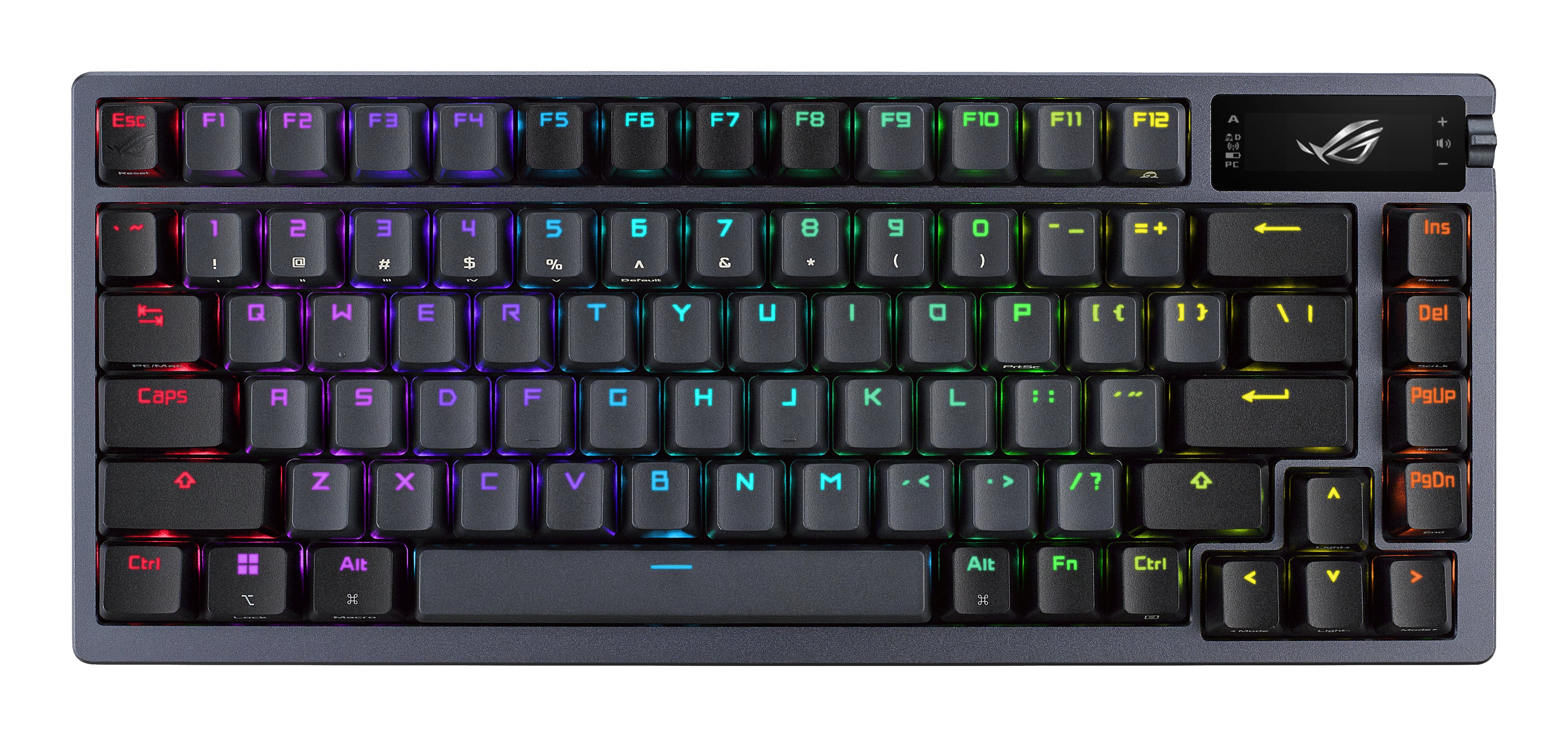 ASUS ROG Azoth clavier Gaming USB + RF Wireless + Bluetooth Noir