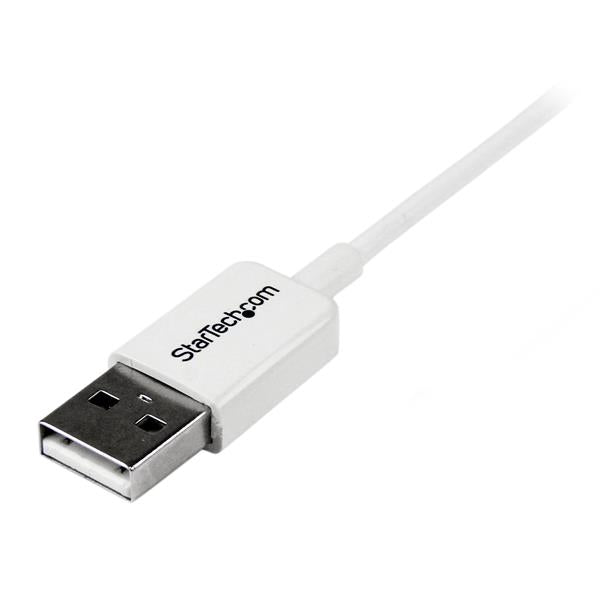 StarTech.com Câble Micro USB 2 m - USB A vers Micro B - Blanc