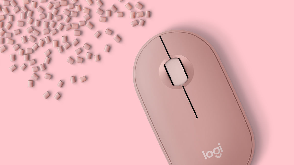 Logitech Pebble 2 M350s Souris Optique Sans Fil, Rose