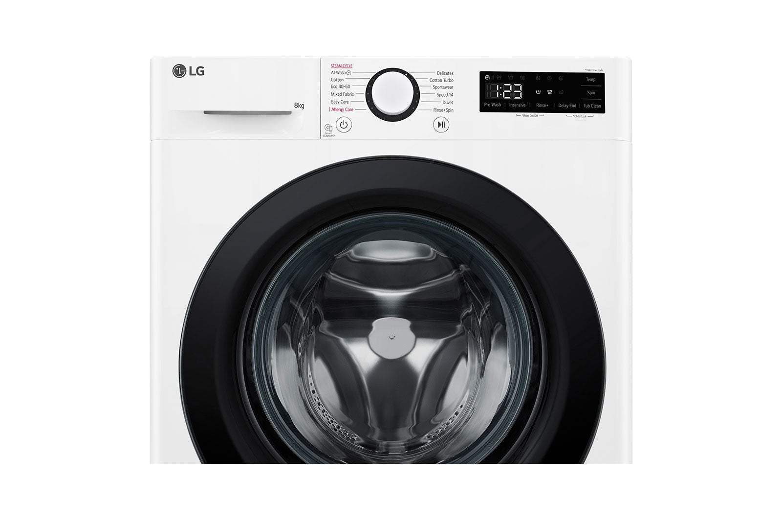 LG F2WR508SBW machine à laver Charge avant 8 kg 1160 tr/min Blanc