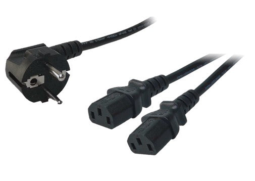 LogiLink Câble d'alimentation, 1.5 m, Noir
