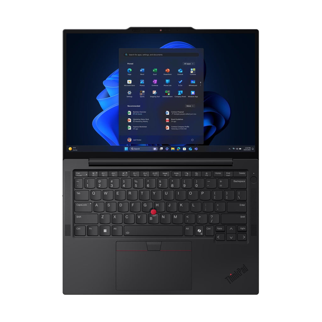 Lenovo ThinkPad X13 Gen 7 (Intel) Copilot+ PC Intel Core Ultra 7 355 Ordinateur portable 33,8 cm (13.3") Écran tactile WUXGA 32 Go LPDDR5x-SDRAM 512 Go SSD Wi-Fi 7 (802.11be) Windows 11 Pro Nordique Noir