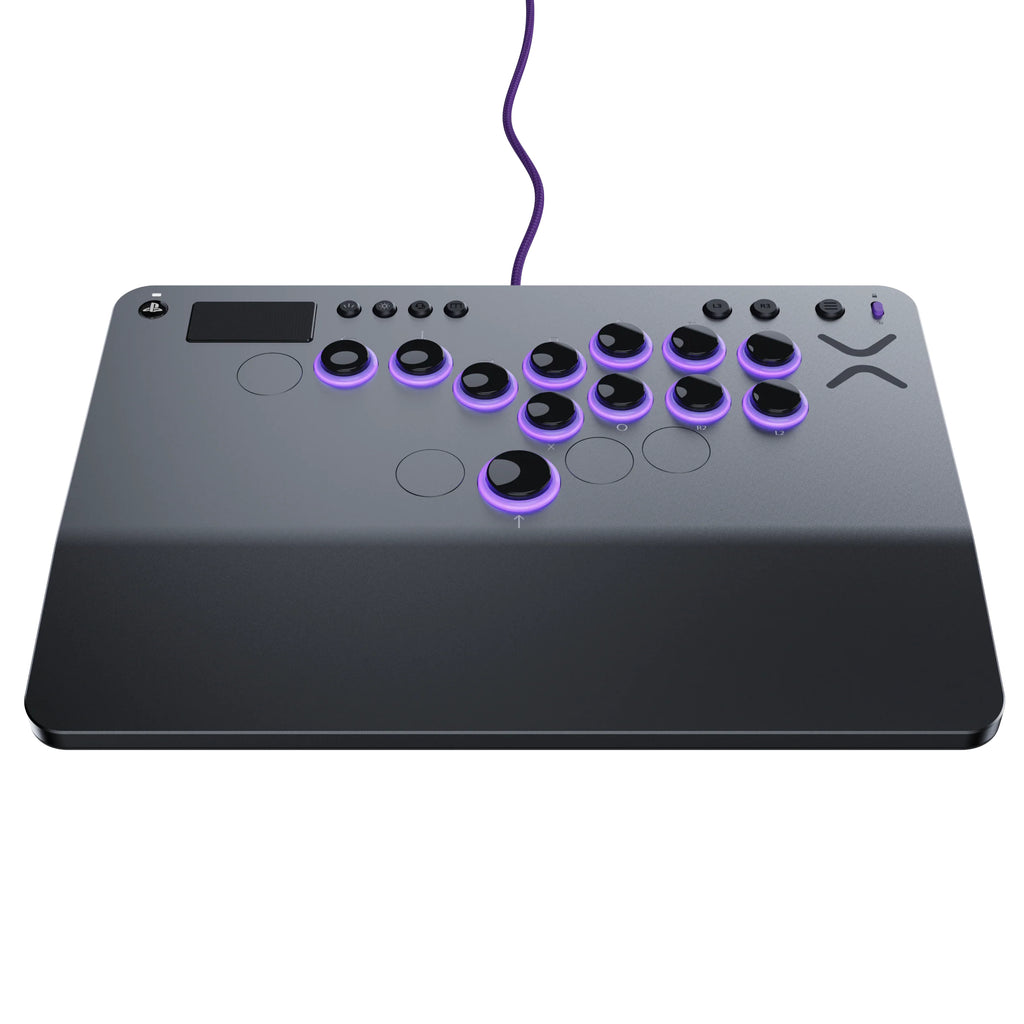 Turtle Beach Victrix Pro KO sans levier Fight stick Gris Édition. Sous licence officielle PS avec boutons Cherry MX Spee