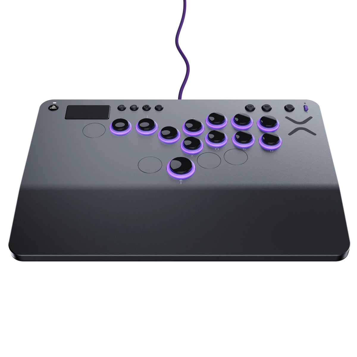 Turtle Beach Victrix Pro KO sans levier Fight stick Gris Édition. Sous licence officielle PS avec boutons Cherry MX Spee