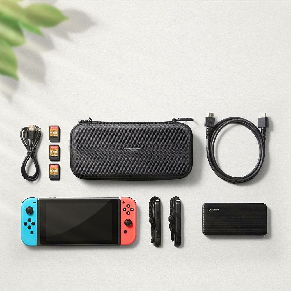 Ugreen 50974 Housse de protection pour console de jeux portable Nintendo EVA (Acétate de vinyle d'éthylène), Oxford, Vel