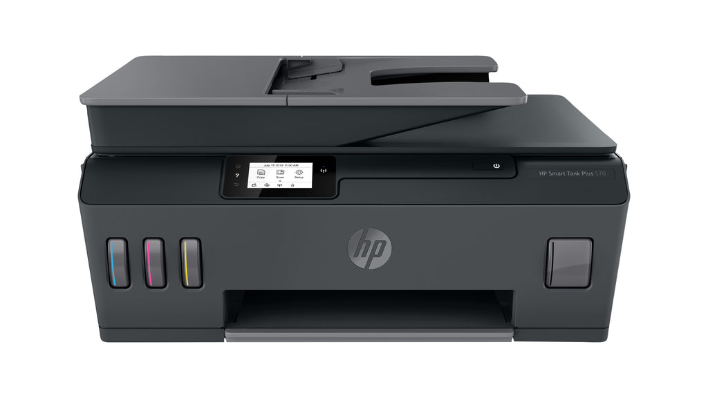 HP Smart Tank Plus 570 Imprimante Multifonction Couleur Sans Fil, Copieur et Scanner