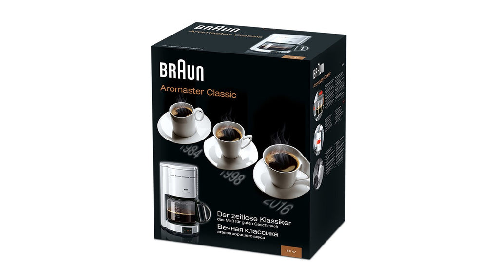 Braun KF 47/1 WH Machine à café filtre