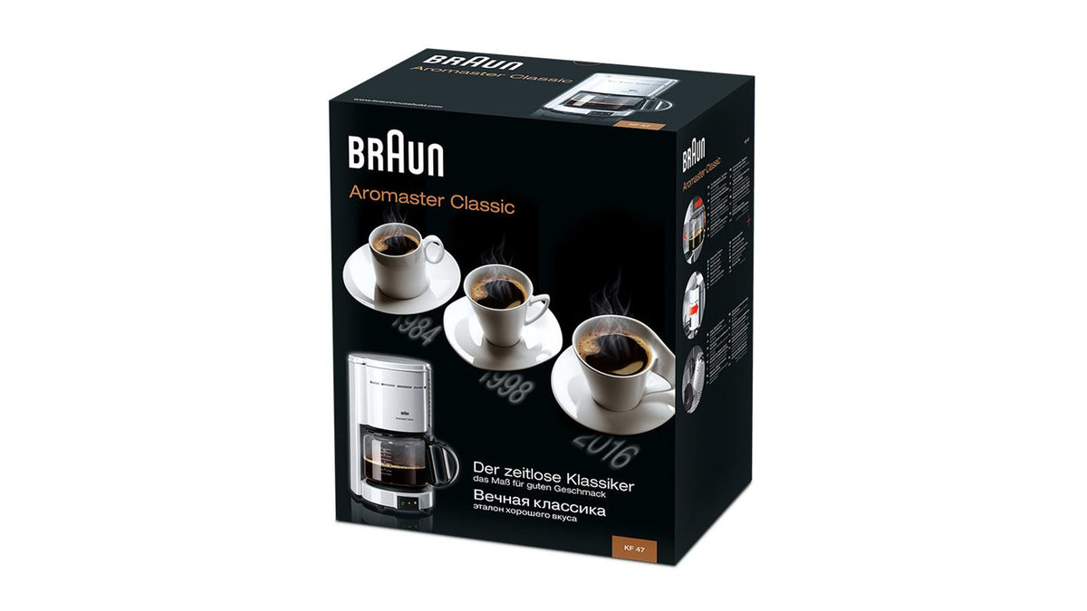 Braun KF 47/1 WH Machine à café filtre