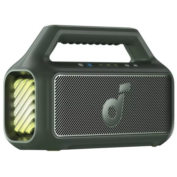Anker Bluetooth Speaker SoundCore Boom 2 New Version, 80W, TWS, RGB, Waterproof, Green A3138062