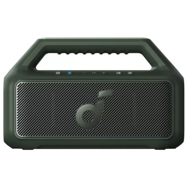 Anker Bluetooth Speaker SoundCore Boom 2 New Version, 80W, TWS, RGB, Waterproof, Green A3138062