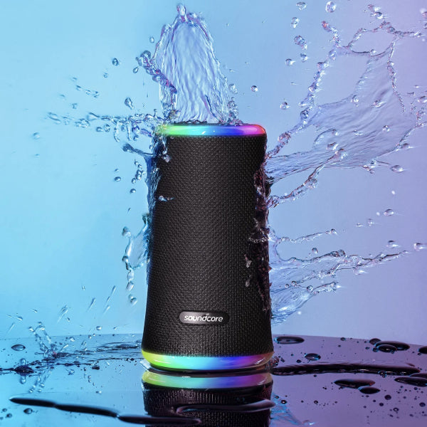Anker Bluetooth Speaker SoundCore Flare 2, 20W, RGB, Waterproof, Black A3165G11