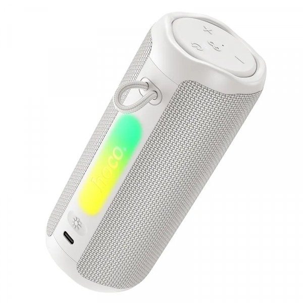 Hoco Bluetooth Speaker HC50, 8W, TWS, RGB, Waterproof, White