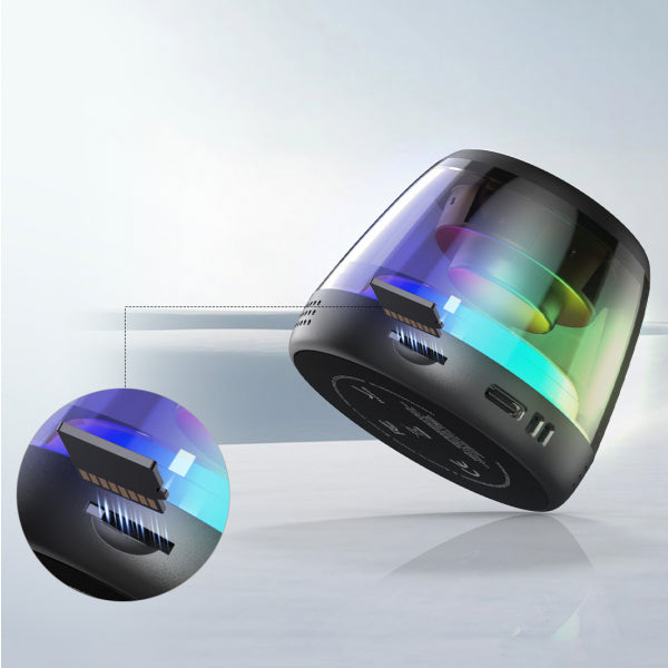 Monster Bluetooth Speaker Mag Flux, 5W, TWS, RGB, Black