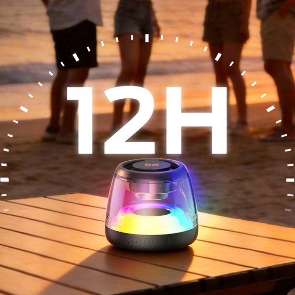 Monster Bluetooth Speaker Mag Flux, 5W, TWS, RGB, Black