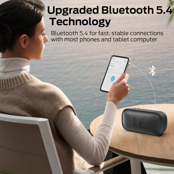 Monster Bluetooth Speaker S150, 14W, TWS, RGB, Waterproof, Black