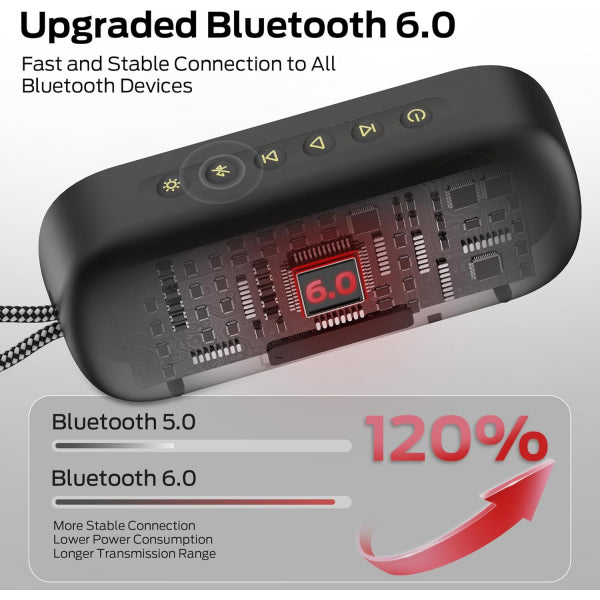 Monster Bluetooth Speaker S150 Plus, 40W, TWS, RGB, Waterproof, Black