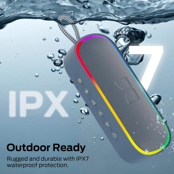 Monster Bluetooth Speaker S150 Plus, 40W, TWS, RGB, Waterproof, Blue