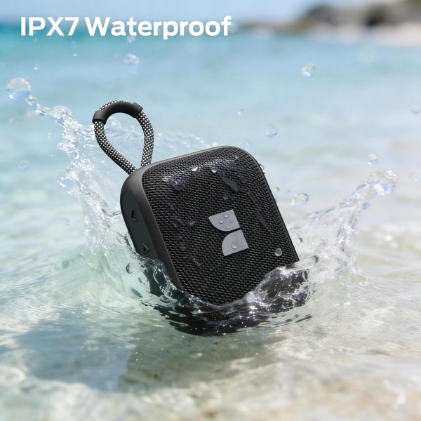 Monster Bluetooth Speaker S520, 5W, TWS, RGB, Waterproof, Black