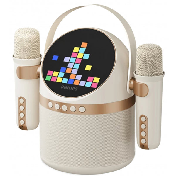 Philips Bluetooth Speaker 10W, Karaoke, Beige TAS2509WT/00