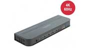 Delock 4x HDMI KVM Switch 4K 60 Hz mit USB 3.0 und Audio