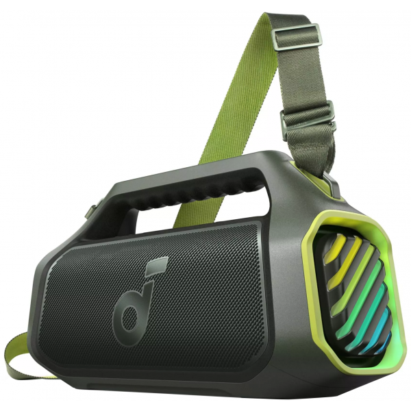 Anker Bluetooth Speaker Soundcore Boom 2 Plus New Version, 140W, TWS, RGB, Waterproof, Green A3134062