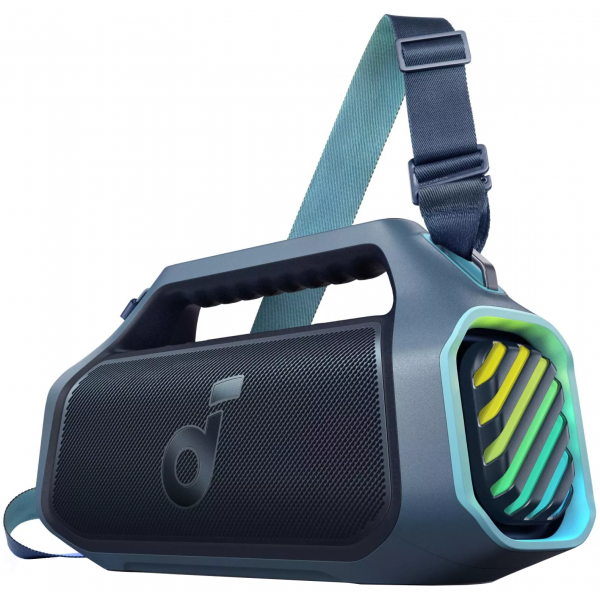 Anker Bluetooth Speaker SoundCore Boom 2 Plus New Version, 140W, TWS, RGB, Waterproof, Blue A3134032