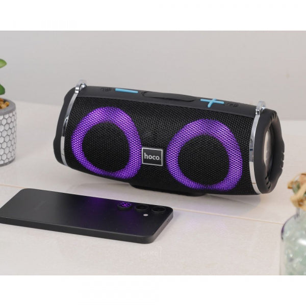 Hoco Bluetooth Speaker HC12, 10W, RGB, Waterproof, Black