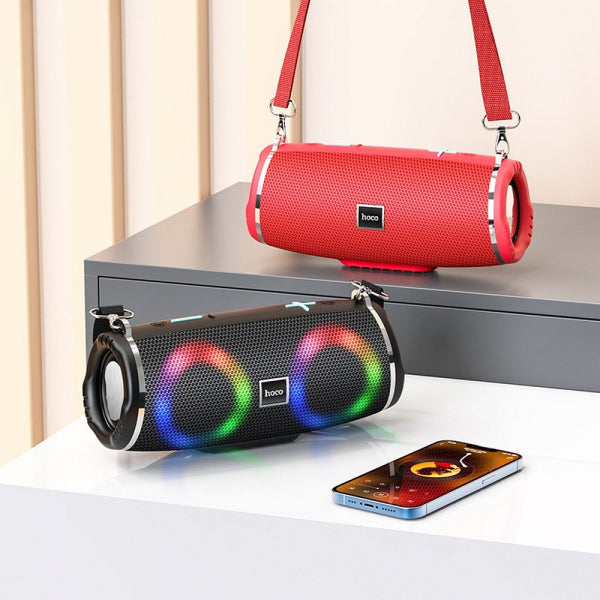 Hoco Bluetooth Speaker HC12, 10W, RGB, Waterproof, Black