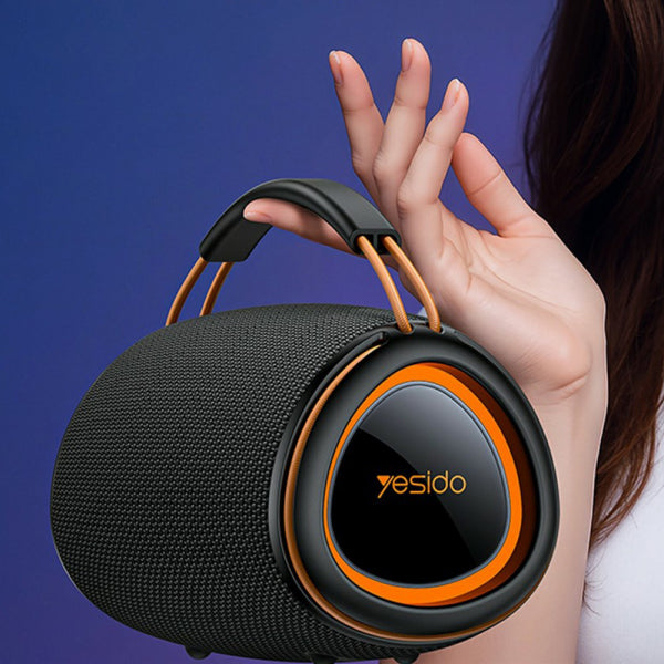 Yesido Bluetooth Speaker YSW39, 20W, TWS, RGB, Black