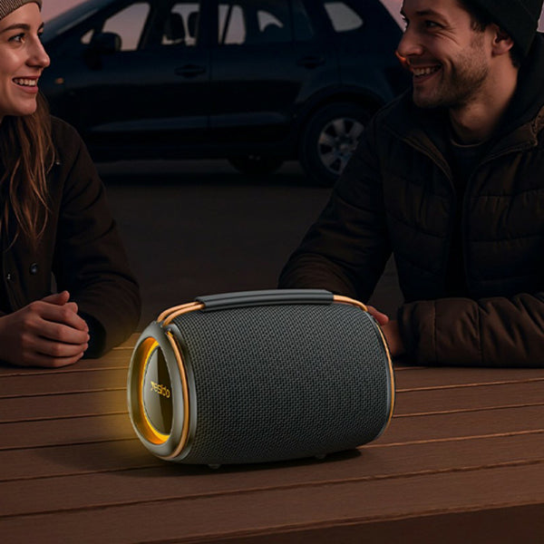 Yesido Bluetooth Speaker YSW39, 20W, TWS, RGB, Black