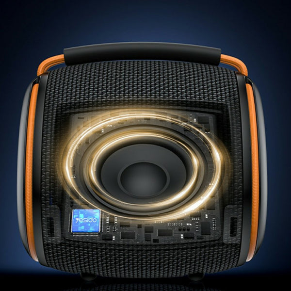Yesido Bluetooth Speaker YSW40, 8W, RGB, Black