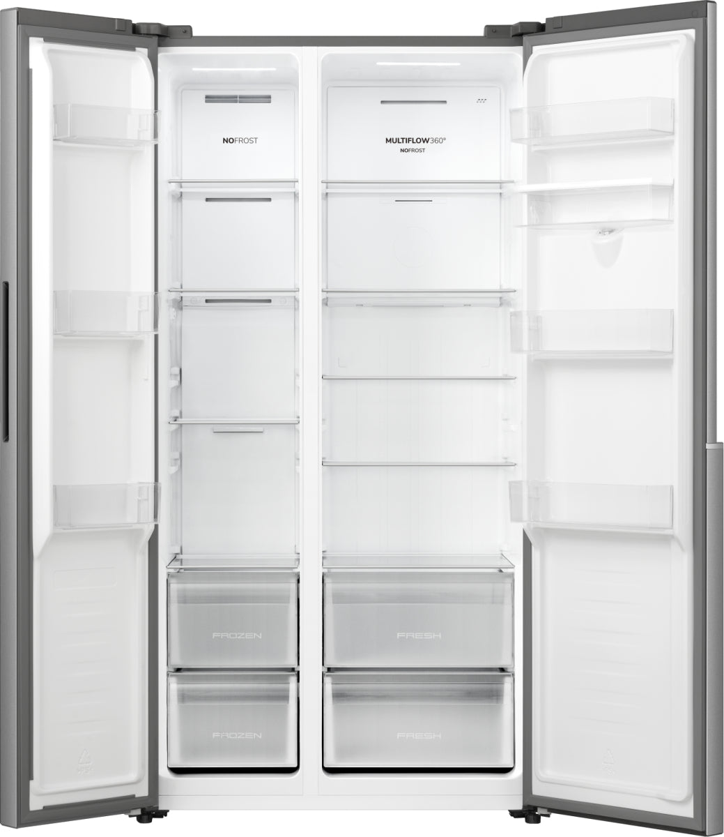 Gorenje NRS917E41XWD frigo américain Pose libre 541 L Gris