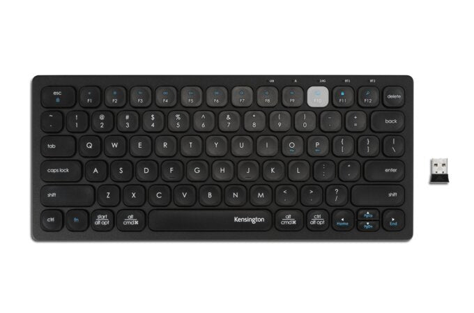 Kensington K75502PN Clavier Bluetooth Universel Mini QWERTY Nordique, Noir