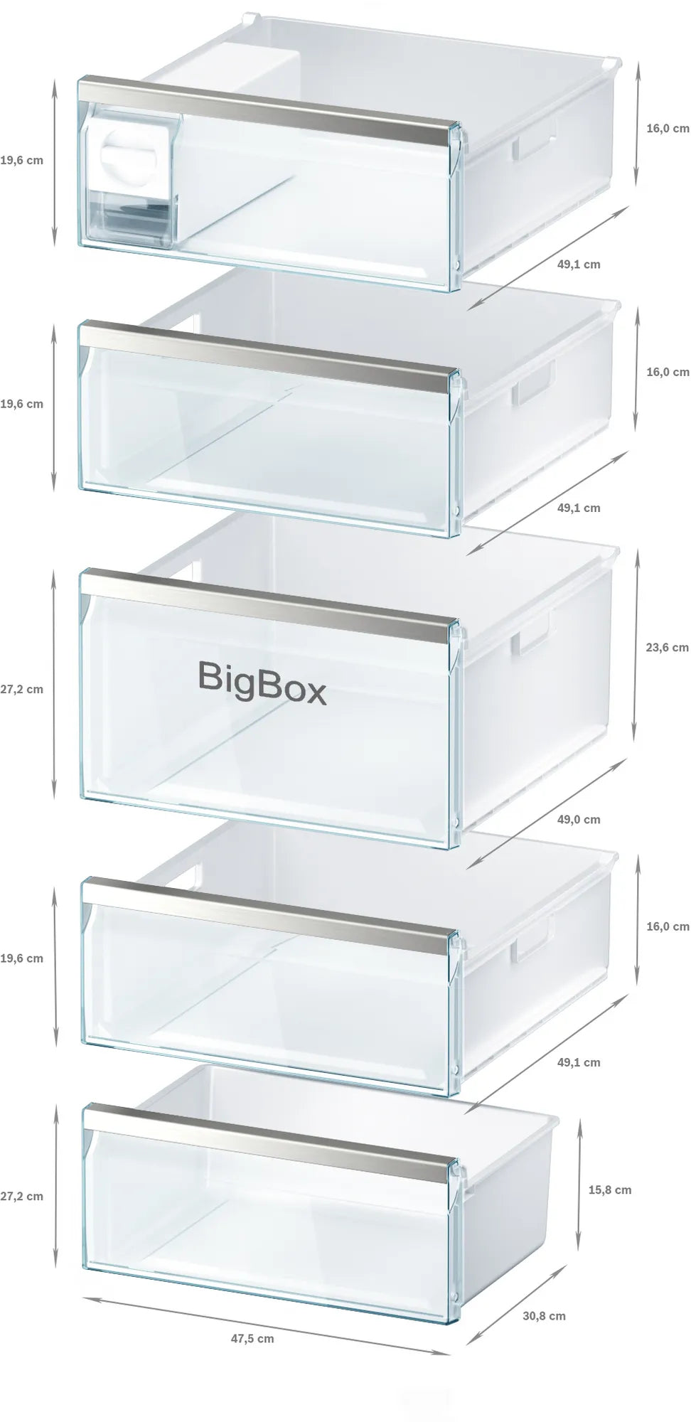 Bosch Bosch Serie 6 GSN54AWDV congélateur Congélateur vertical Pose libre 328 L Blanc