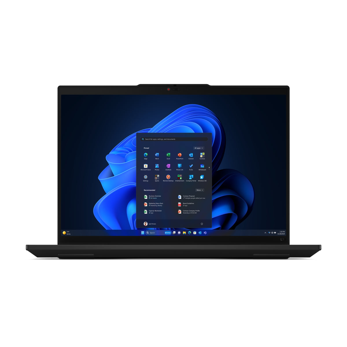 Lenovo ThinkPad L14 Gen 5 (Intel) Intel Core Ultra 5 125U Ordinateur portable 35,6 cm (14") Écran tactile WUXGA 16 Go DDR5-SDRAM 256 Go SSD Wi-Fi 6E (802.11ax) Windows 11 Pro Allemand Noir