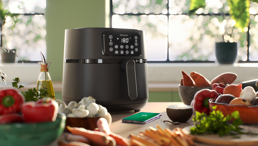 Philips 5000 series Série 5000 Connecté HD9285/93 Airfryer XXL 7,2L 16-en-1, Jusqu'à 6 portions